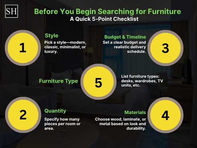 Know Exactly What You Need with furniture